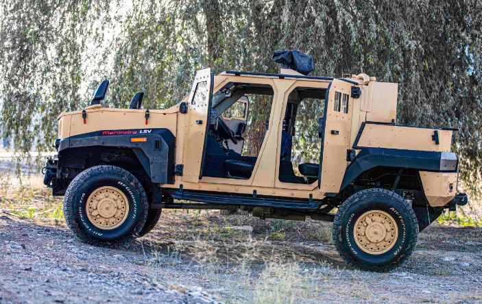 The Mahindra Light Armored Specialist Vehicle